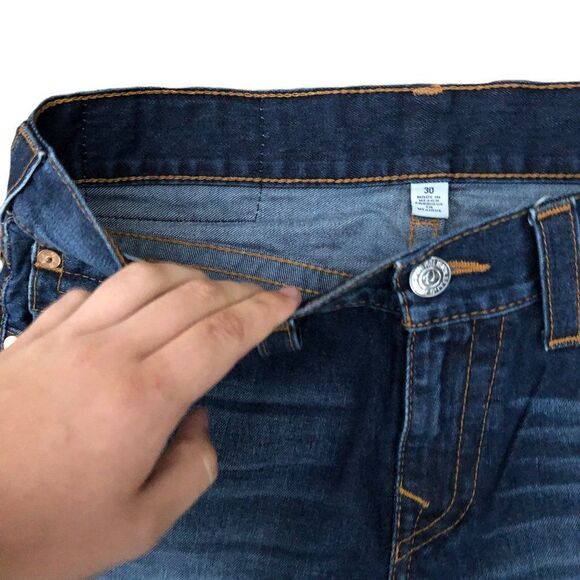 True Religion Jeans Size 30 SLIM Blue - Picture 4 of 8